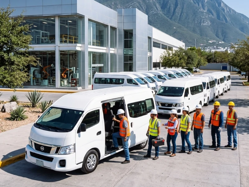Transporte de personal para empresas y fábricas